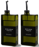 Gelury olive oil dispenser bottle in green with UV protection preserves flavor