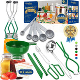 Gemfino canning starter kit shown fully assembled for beginners and home canning.