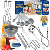 Gemfino wide-mouth funnel for precise, mess-free filling.