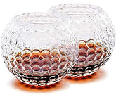 Gemsho Glass Golf Whiskey Glasses boxed for safe delivery and gifting