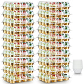 Gencywe 12-cupcake carrier bottom view; sturdy base supports 12 standard cupcakes during transport.