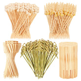 Generic 500pcs cocktail picks with bamboo ball tips for elegant appetizers
