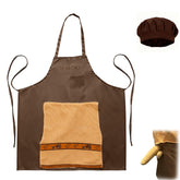 Generic Chef's Prank Apron with hidden pocket for playful reveals during cooking.