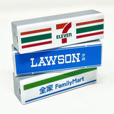 Generic LED light-up Konbini front design magnet adds warm fridge glow