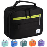 Genteen kids lunch box insulated front pocket for small items.