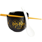 Get Trend Harry Potter ceramic ramen bowl 3pc set: bowl ideal for ramen and soups.