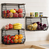 GGIU Wire Fruit Basket assembly demonstrating quick kitchen setup.