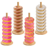 Giantree donut stand 4-pack demonstrates a versatile dessert display for events.