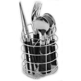 Gibson Home Sensations flatware set with wire caddy for organized daily dining