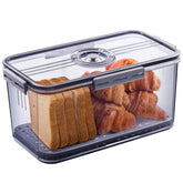 Gifhomfix bread box with time recording dial helps track storage days.