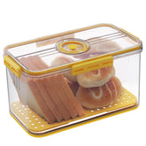 Gifhomfix bread box with airtight lid keeps bread fresh on the counter.