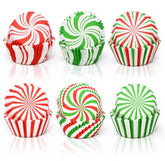 Gift Boutique Christmas cupcake liner six-design collection for festive baking and display