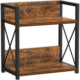 Giikin 2-tier spice rack on counter for organized spice storage.