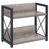 Giikin countertop shelf organizer 2-tier keeps spices neatly arranged for easy reach.