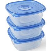 Glad family-size container with locked-lids showing leak-proof storage