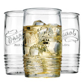 Glaver's 8-tumbler glasses, 20oz, ideal for cocktails and everyday drinks.