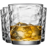 Glaver's 13 oz whiskey glasses front view highlighting elegant silhouette for neat pours.