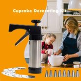 GleeAnt cookie press kit with 13 discs offers versatile shapes for variety