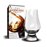 GLENCAIRN whisky glasses in a two-pack travel set, ideal for tastings on the go.
