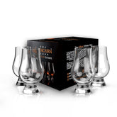 GLENCAIRN whisky glass set of four, front view, elegant tasting tool for premium whiskies.