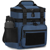 GLENKEY double-deck insulated lunch box blue exterior preserves freshness during daily use