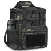 GLENKEY Double Deck Lunch Box with expandable top compartment for flexible packing