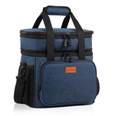 GLENKEY expandable lunch box top compartment for extra capacity during meals