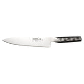 Global 8-inch knife blade with razor-sharp edge for precise slicing