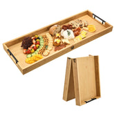 GLOKUUCA large foldable charcuterie board with handles, ideal for entertaining.