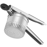 GloTika large 15oz potato ricer showing capacity for even mashes