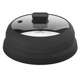 GlouGlou Goose GGG splatter cover top view keeps microwave mess contained
