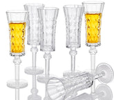 Glsairy cordial glasses with stem show premium clarity for limoncello service