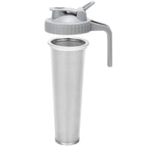 Glyntrof cold brew filter on 64 oz Mason jar for smooth iced coffee
