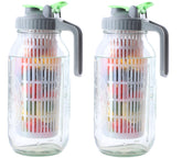 GMCOZY glass mason jar infuser pitcher ready for infused beverages