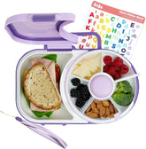 GoBe Kids Lunchbox with snack spinner for organized meals on the go.