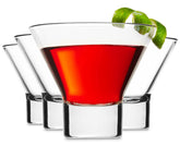 Godinger martini glasses with Italian craftsmanship for elegant entertaining.