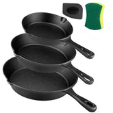Goeszooin 6-inch cast iron skillet ready for quick sear with even heat.