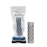 GOFILTR alkaline water infuser inside a bottle for mineral ionized hydration.