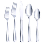 GoGeiLi 30-piece flatware set with mirror finish for everyday dining elegance