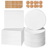GOH DODD round blank ceramic coaster tile ready for personalized art projects