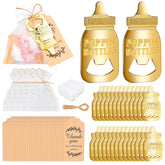 GOLDGE baby shower bottle opener with milk-bottle design, ideal guest gift.