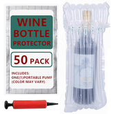 Goldhik wine bottle protector bubble wrap guards fragile bottles during travel
