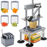 Goldtree French Fries Cutter front view with rugged stainless steel for heavy prep