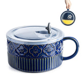 Gomakren extra-large soup bowl with handle for easy transport and hot servings.