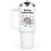 GoMelley nursing student tumbler 40oz for on-the-go hydration and all-day insulation.