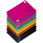 Goodluck 10-piece flexible cutting boards set for space-saving meal prep.