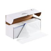 Goodluck 54inch tablecloth with cutter box in white for quick sizing.