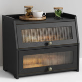 Goozii bread box top view showing spacious interior and airflow for fresh storage