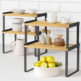 Goozii large-riser with left lip stabilizes items for space-saving storage.