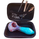 Gorgeous Glass Pipe Set blue-purple collectible straw – vibrant colors for display and everyday use.